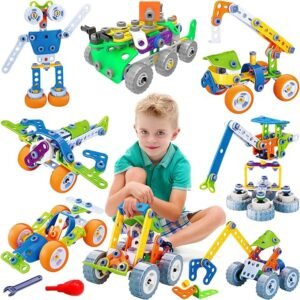 MOONTOY 175 Pieces STEM Educational Toys